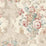 Mulberry Home Floral Rococo Lovat/Red Wallpaper Sample FG103.R114.0