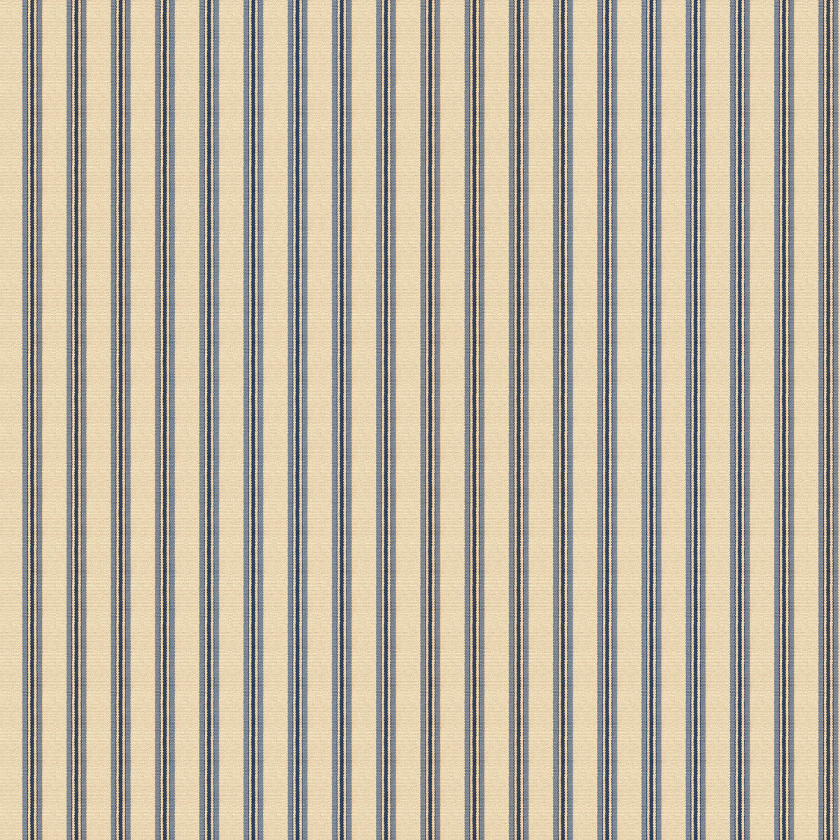 Mulberry Home Somerton Stripe Indigo Wallpaper Sample FG109.H10.0