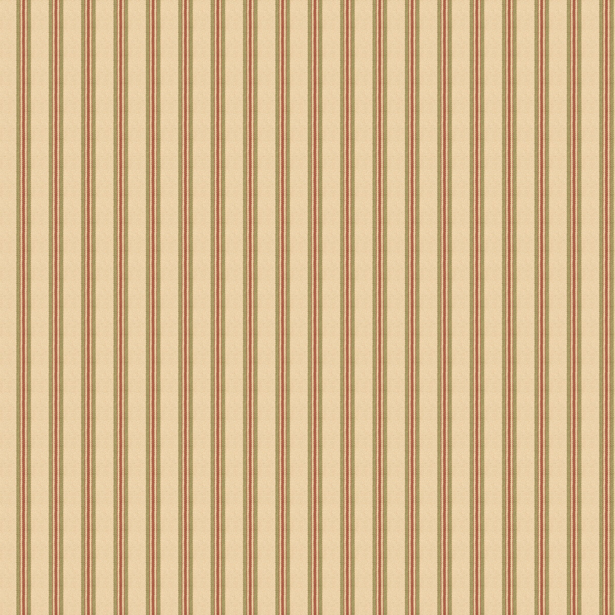 Mulberry Home Somerton Stripe Moss Wallpaper Sample FG109.R107.0