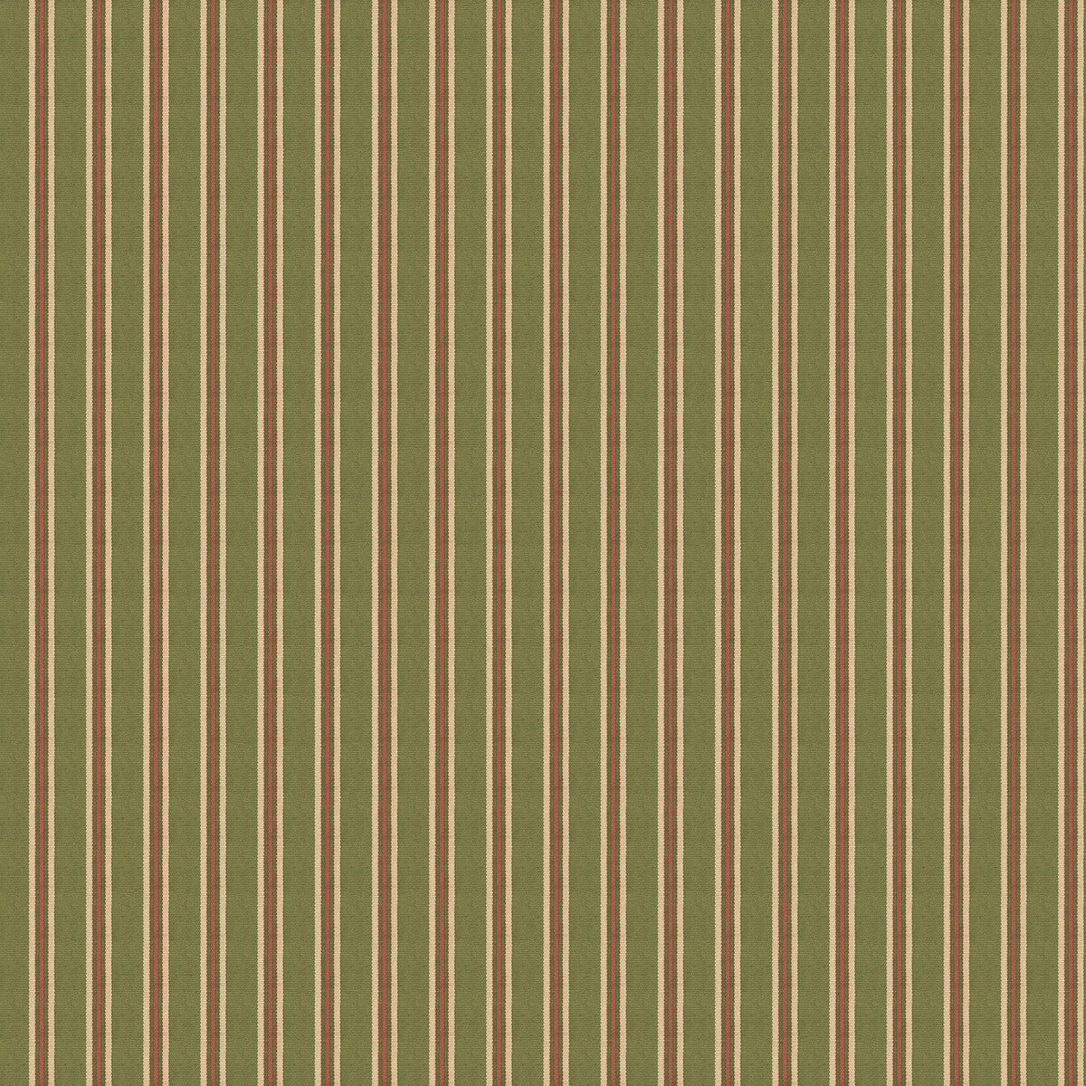 Mulberry Home Somerton Stripe Green Wallpaper Sample FG109.S101.0