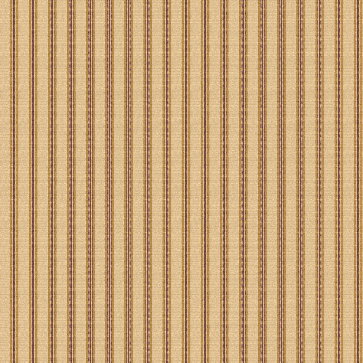 Mulberry Home Somerton Stripe Ochre Wallpaper Sample FG109.T128.0
