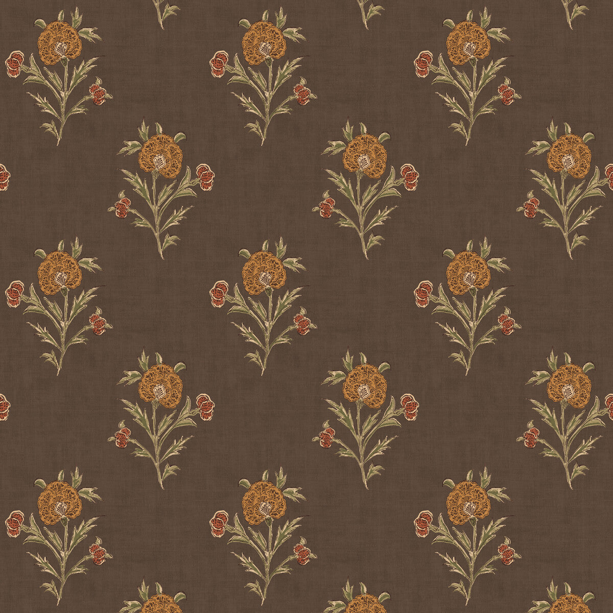 Mulberry Home Somerton Espresso Wallpaper Sample FG111.K74.0