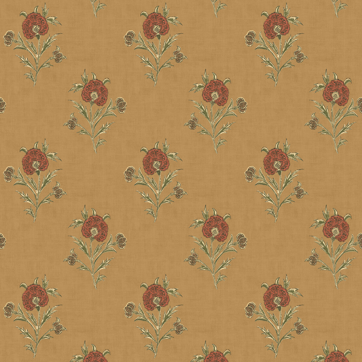Mulberry Home Somerton Ochre Wallpaper Sample FG111.T128.0