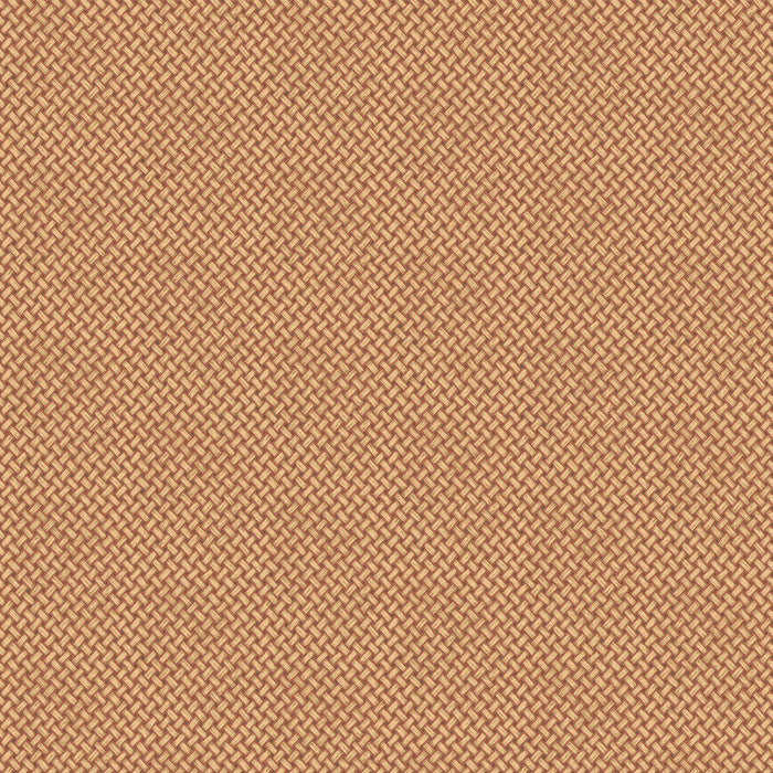 Mulberry Home Basketweave Russet Wallpaper Sample FG112.V55.0