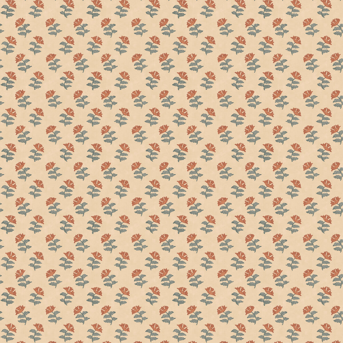 Mulberry Home Mulberry Sprig Teal Wallpaper Sample FG113.R11.0