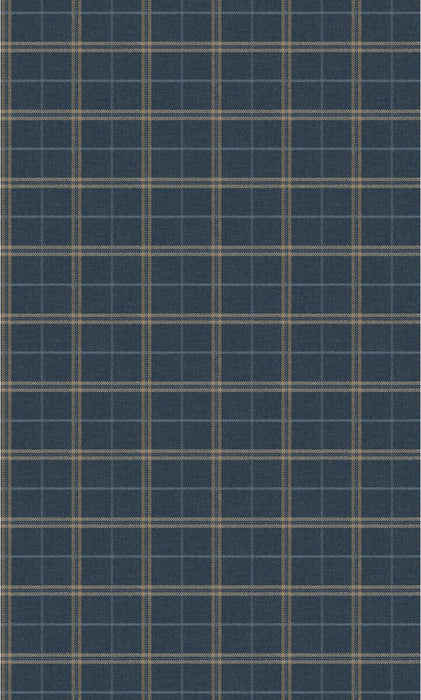 Mulberry Home Islay Indigo Wallpaper Sample FG120.H10.0