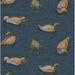 Mulberry Home Duck Pond Indigo Wallpaper Sample FG122.H10.0
