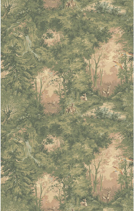 Mulberry Home Mulberry Woodland Sunrise Wallpaper FG124.Y21.0
