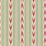 Mulberry Home Newport Stripe Red/Green Wallpaper Sample FG127.V90.0
