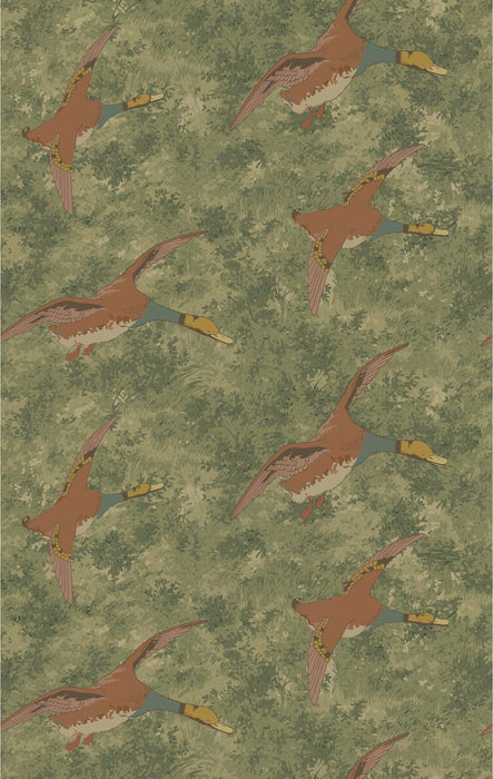 Mulberry Home Forest Ducks Lovat Wallpaper FG128.R106.0