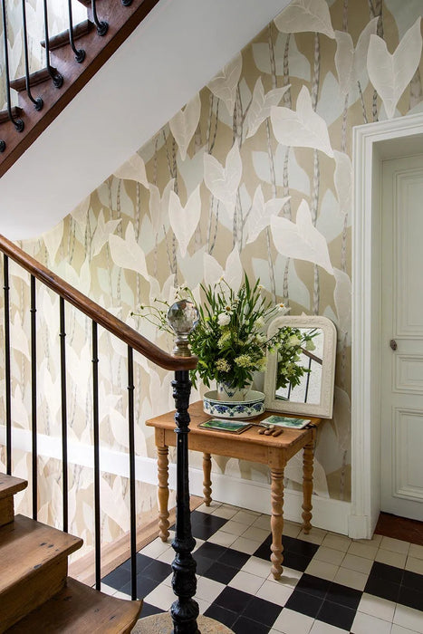 Pierre Frey Monstera Sable Wallpaper FP092001