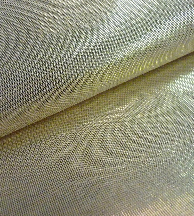 Old World Weavers Voile Lame Gold Fabric FT13800004