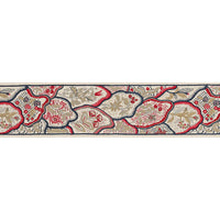 Braquenie Bordure Les Fleurs Du Bengale Garance Fabric B7645003