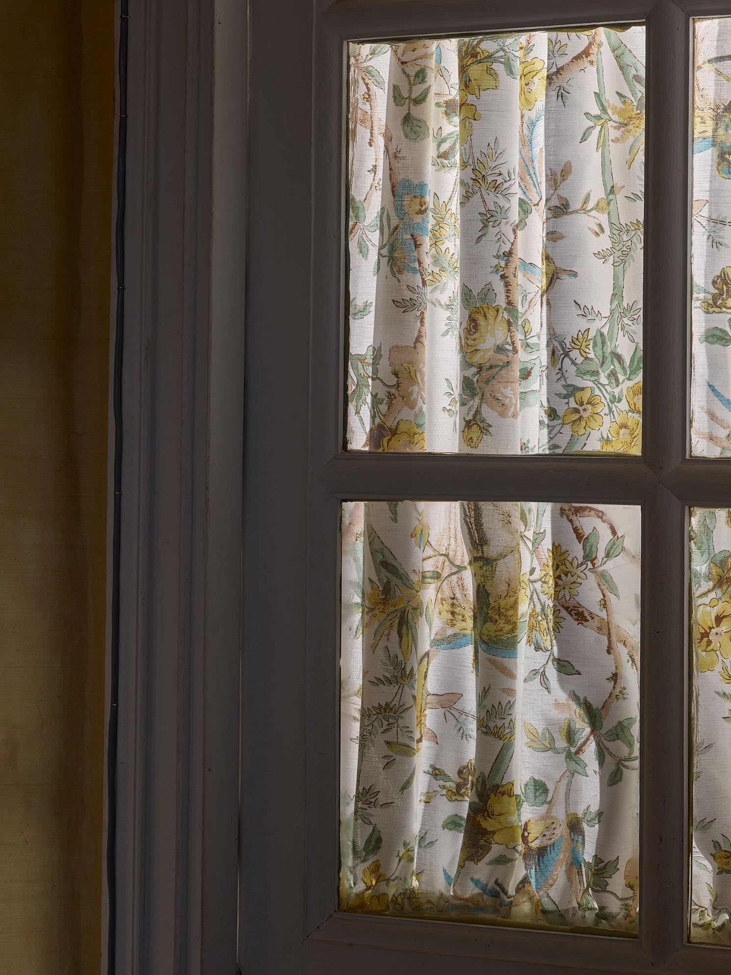 Braquenie Oiseaux De Paradis Terracotta Fabric Sample B7694002