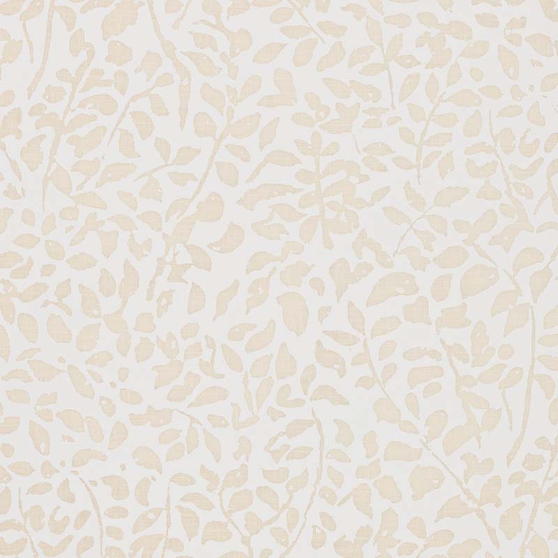 China Seas Foliage Reverse White Fabric Sample 451076