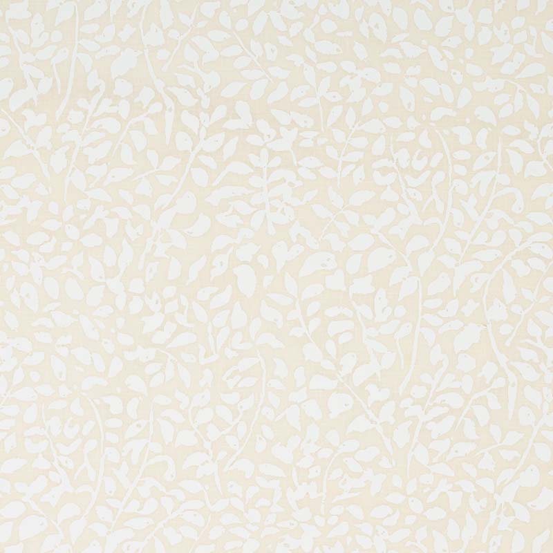 China Seas Foliage White Fabric Sample 449250