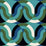 Gaston Y Daniela Kimi Azul/Verde Fabric GDT5624.002.0