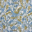 Gaston Y Daniela Kame Azul Fabric Sample GDT5629.002.0
