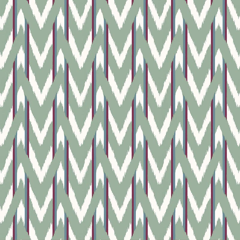 Gaston Y Daniela Cala D Or Agua Burdeos Fabric Sample GDT5678.001.0
