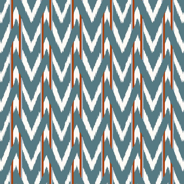 Gaston Y Daniela Cala D Or Azul Teja Fabric Sample GDT5678.003.0