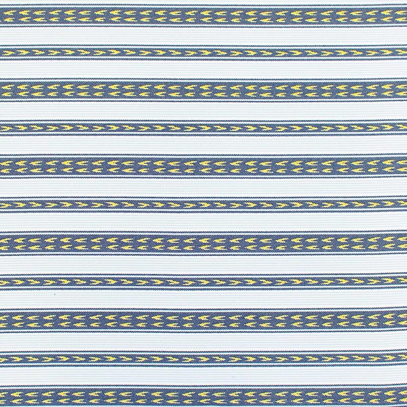 Gaston Y Daniela Kora Baby Blue/Navy Fabric Sample GDT5694.004.0