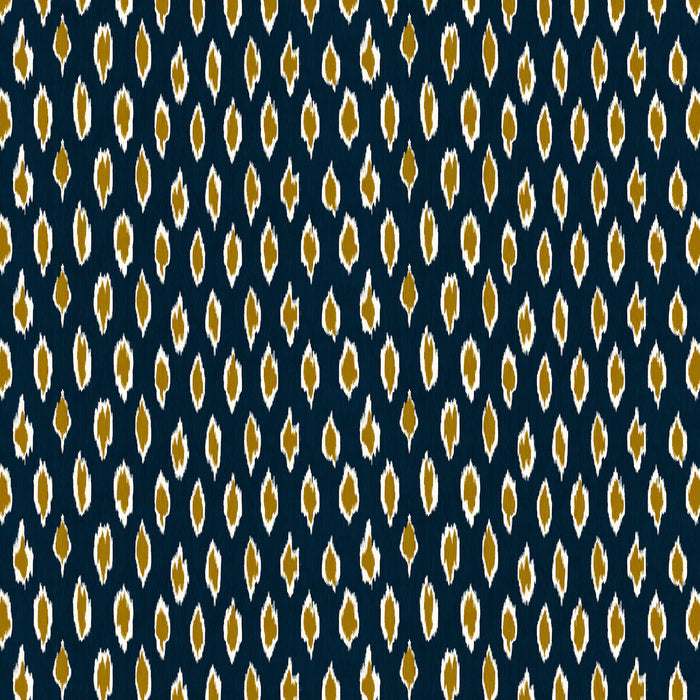 Gaston Y Daniela Hali Navy/Ocre Fabric Sample GDT5794.001.0