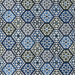 Gaston Y Daniela Tesalonica Verde/Azul Fabric Sample GDT5796.003.0