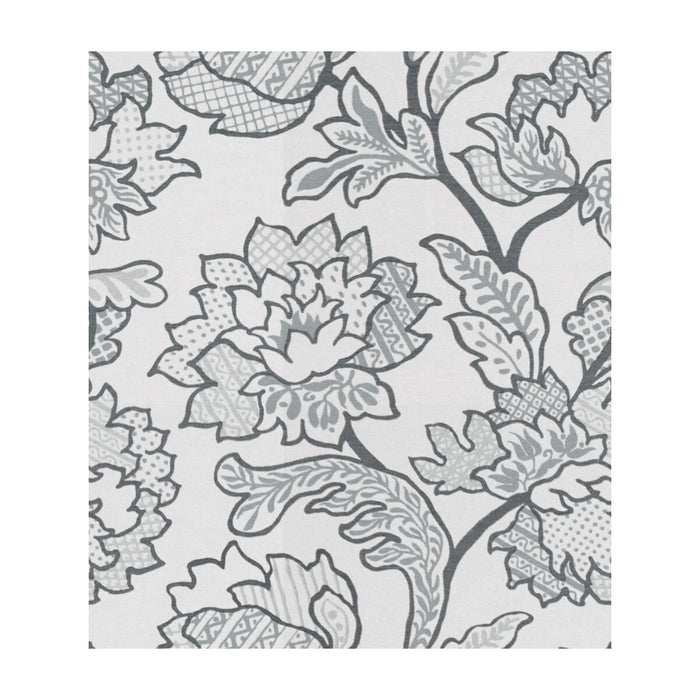 Kravet Basics Geo Floral Platinum Fabric Sample GEOFLORAL.11.0