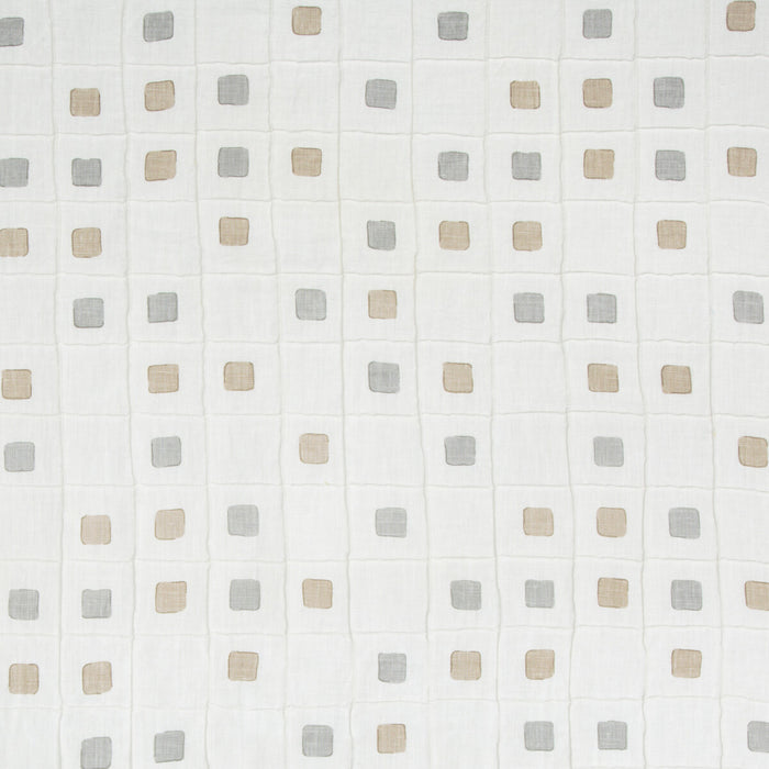 Kravet Basics Gridwork Dune Fabric Sample GRIDWORK.106.0