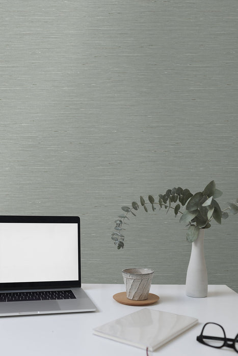 Seabrook Designs Bangkok Blue Gray Wallpaper Sample GT30108