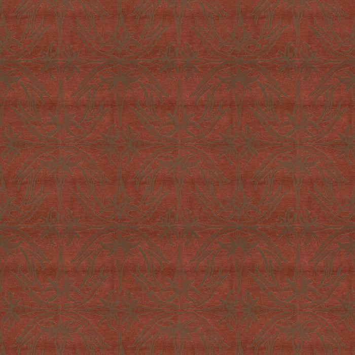 Lee Jofa Modern Lily Branch Red Fabric Sample GWF-2926.19.0