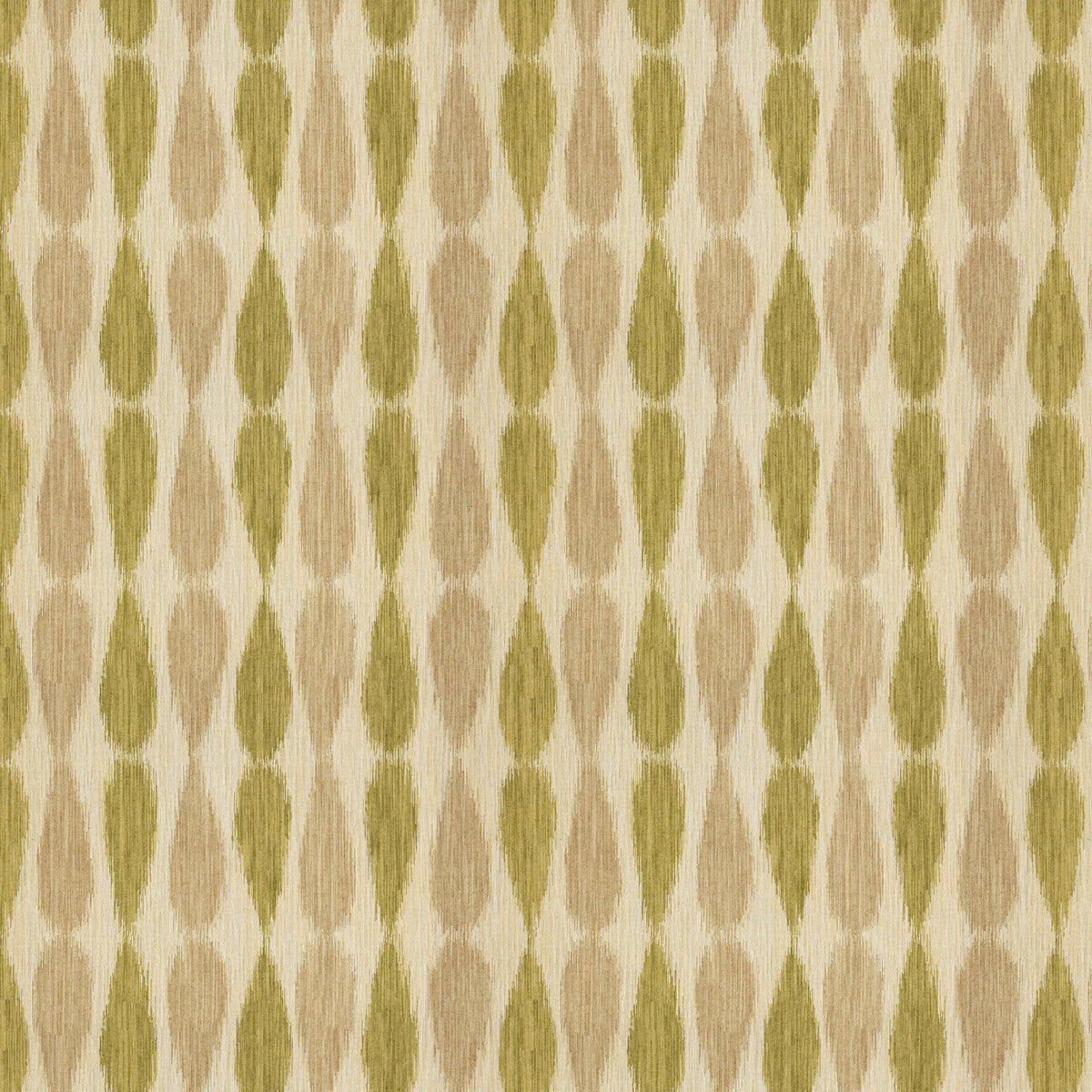 Lee Jofa Modern Ikat Drops Lime Fabric Sample GWF-2927.23.0
