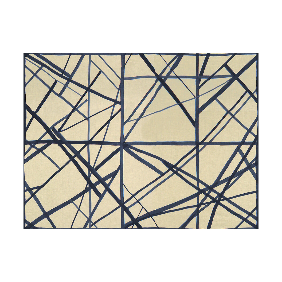 Lee Jofa Modern Channels Periwinkle/Oat Fabric Sample GWF-3101.516.0