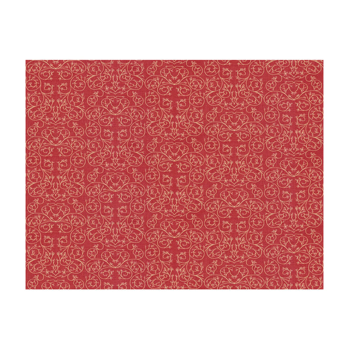 Lee Jofa Modern Garden Reverse Cerise Fabric Sample GWF-3512.7.0