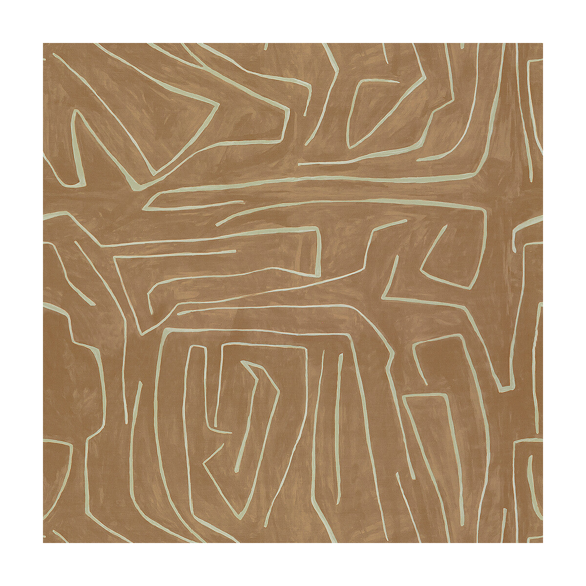Lee Jofa Modern Graffito Salmon/Cream Fabric Sample GWF-3530.117.0