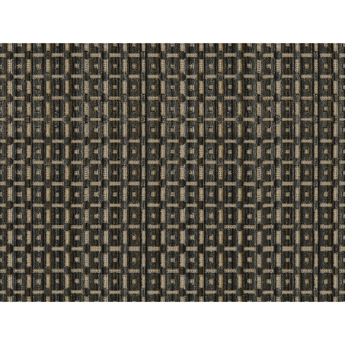 Lee Jofa Modern Menger Velvet Ebony Fabric Sample GWF-3703.811.0