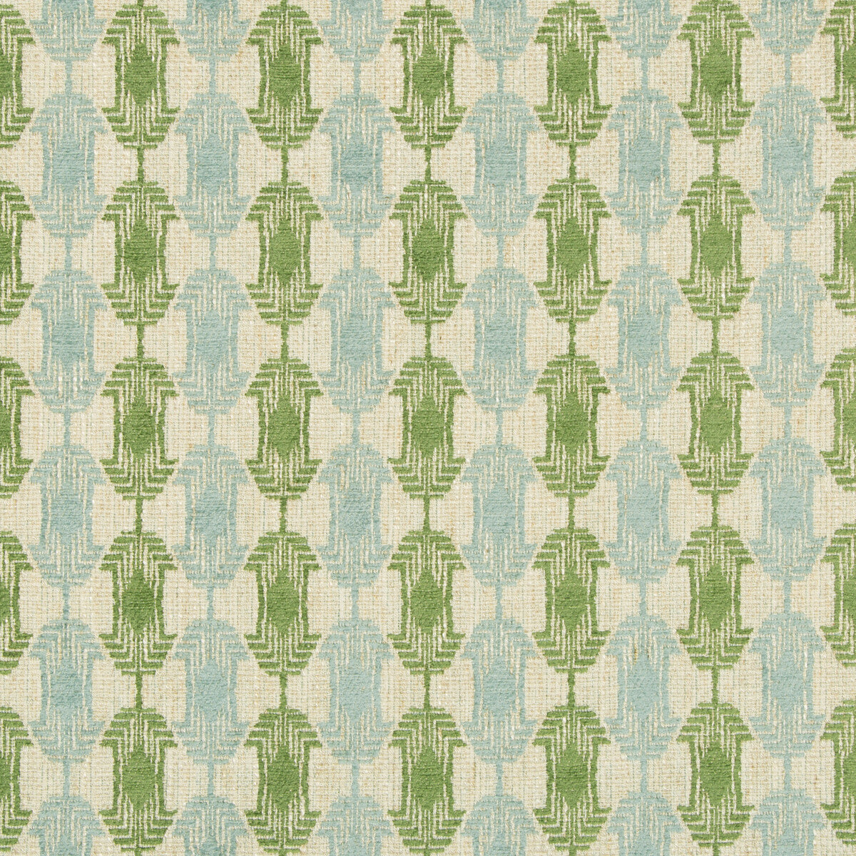 Lee Jofa Modern Quartz Weave Aqua Green Fabric Sample GWF-3751.133.0