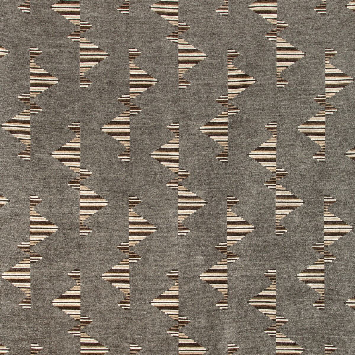 Lee Jofa Modern Arcade Smoke Fabric Sample GWF-3758.216.0