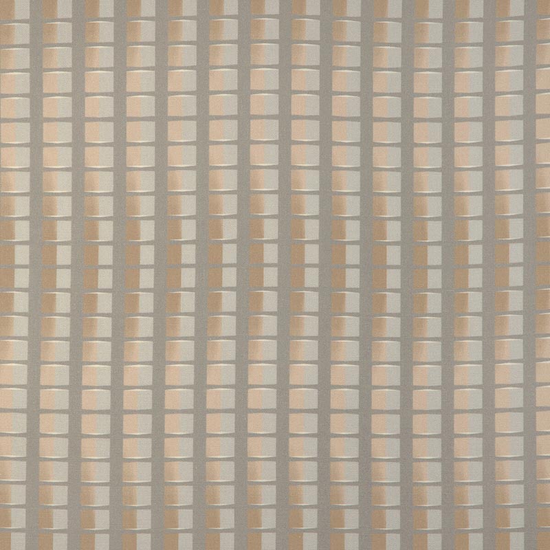 Lee Jofa Modern Refrakt Copper Fabric Sample GWF-3791.1611.0