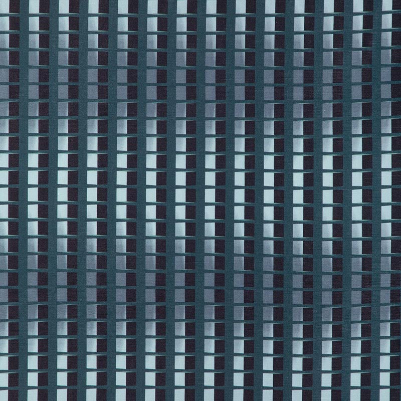 Lee Jofa Modern Refrakt Peacock Fabric Sample GWF-3791.355.0