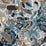 Lee Jofa Modern Chrystie Print Denim/Slate Fabric Sample GWF-3804.511.0