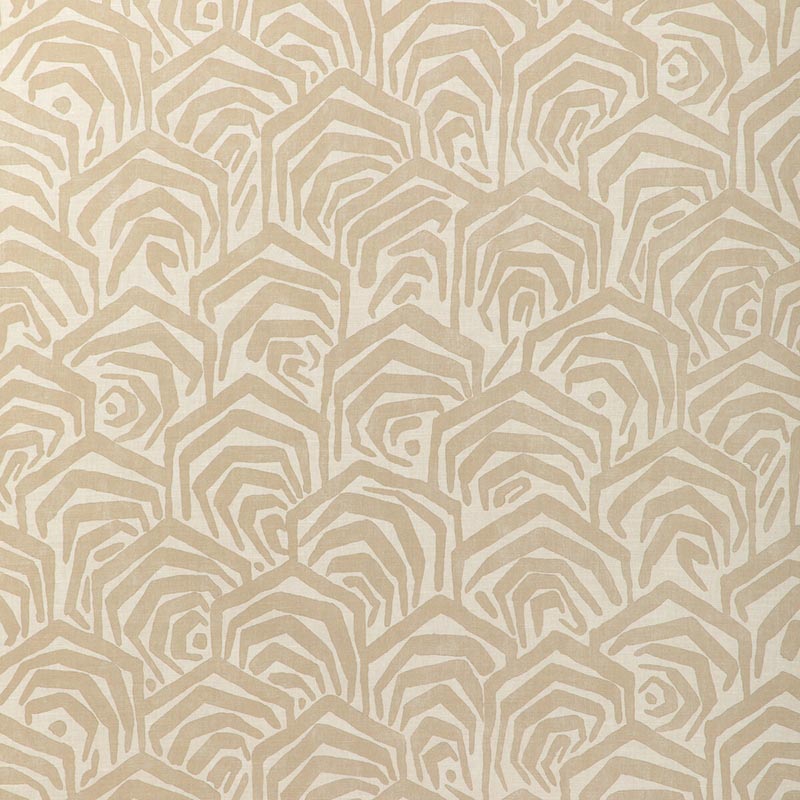 Lee Jofa Modern Greene Print Buff Fabric Sample GWF-3807.16.0