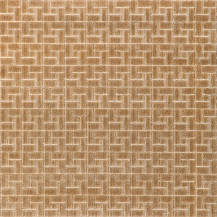 Lee Jofa Modern Fieldstone Velvet Cream Fabric Sample GWF-3818.16.0