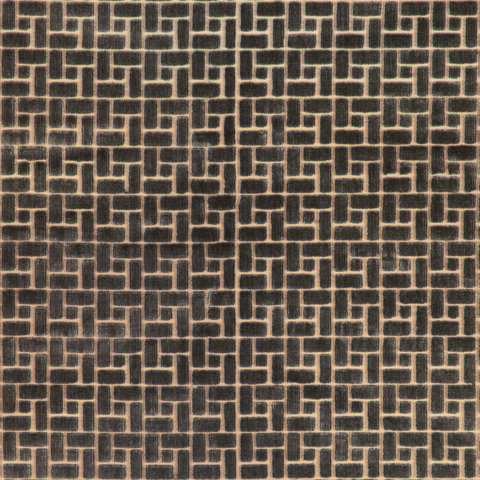 Lee Jofa Modern Fieldstone Velvet Domino Fabric Sample GWF-3818.21.0