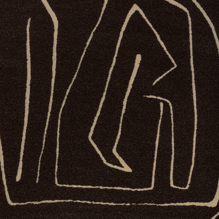Lee Jofa Modern Graffito Boucle Ebony Fabric Sample GWF-3829.811.0