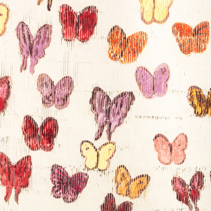 Lee Jofa Modern Flutter Sunset Fabric Sample GWF-3838.712.0