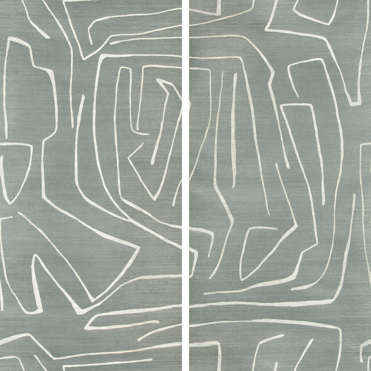 Lee Jofa Modern Graffito II Denim Wallpaper Sample GWP-3720.151.0
