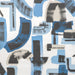 Lee Jofa Modern Bleecker Paper Capri/Navy Wallpaper GWP-3738.155.0