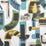 Lee Jofa Modern Bleecker Paper Lake/Fern Wallpaper Sample GWP-3738.353.0