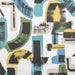 Lee Jofa Modern Bleecker Paper Lake/Fern Wallpaper Sample GWP-3738.353.0
